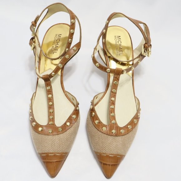 MICHAEL Michael Kors Shoes - MICHAEL Michael Kors Jade Studded T-Strap Sandal